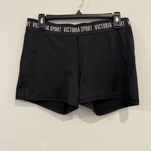 Victoria’s Secret Sport Black Spandex Shorts , Woman’s large